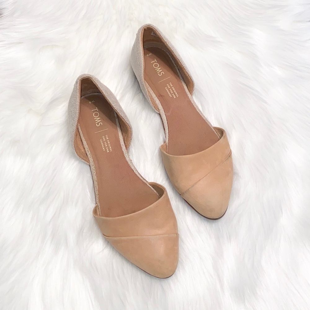 Toms Women’s Flats Tan & Cream Color Size 8W